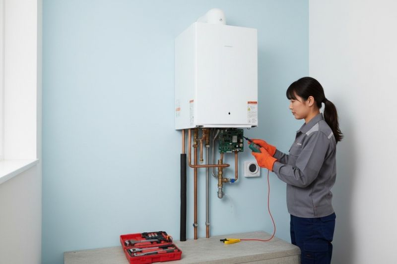Gas Water Heater Installation detail